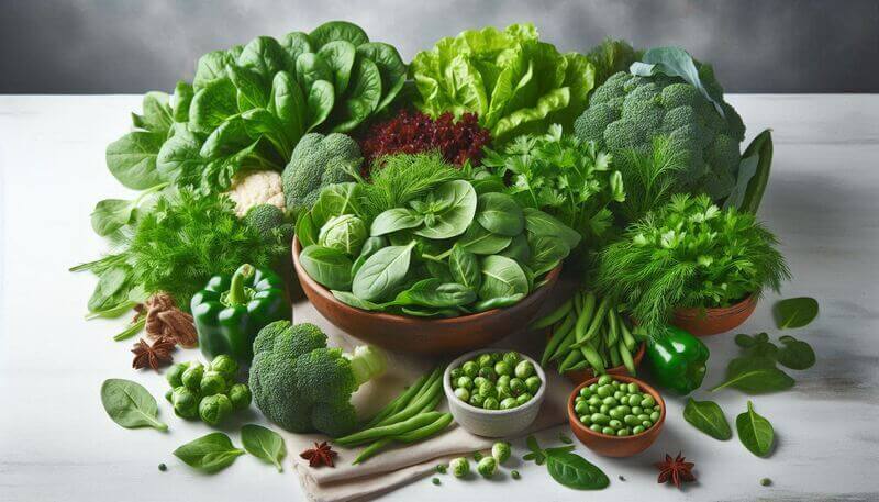 Продукти з великим вмістом хлорофілу